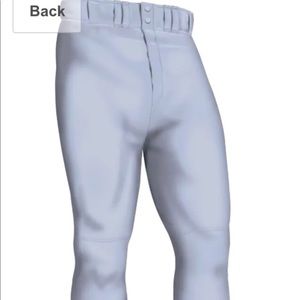 Easton Deluxe Youth Baseball Pants Elastic Cuff